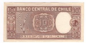 Cile - repubblica (dal 1818) - 10 pesos - ... 