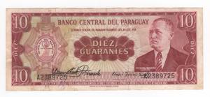 Paraguay - 10 Guaraníes ... 