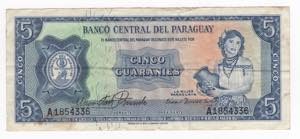 Paraguay - 5 Guaraníes ... 