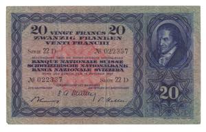 Svizzera - 20 franchi  - ... 