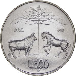 Repubblica Italiana - monetazione in Lire ... 