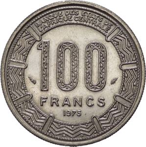 Ciad - Repubblica (dal 1960) - 100 franchi ... 