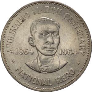 Filippine - repubblica (dal 1946) -  1 peso ... 