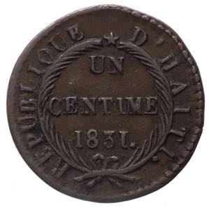 Haiti - 1 Cent 1831 - ... 