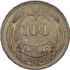 Turchia - repubblica (dal 1923) - 100 kurus ... 