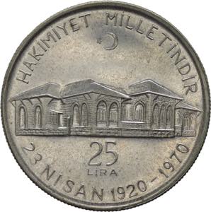 Turchia - repubblica (dal 1923) - 25 lira ... 