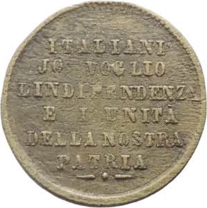 Italia, medaglia popolarina ITALIANI JO ... 