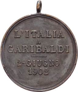 Italia - Medaglia 2 Giugno 1902 ... 