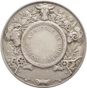 Francia - medaglia COMICE AGRICOLE DE LOCHES ... 