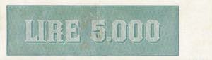 Periodo della Luogotenenza - 5000 lire ... 