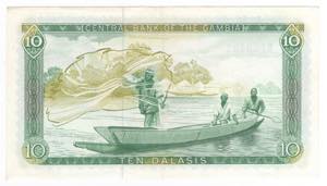 Gambia - Repubblica (dal 1970) - 10 dalasis ... 