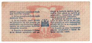 Slovenia -  100 Lit 1944 - Serie 22546 - ... 