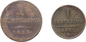 Regno Lombardo Veneto - lotto di 2 monete da ... 