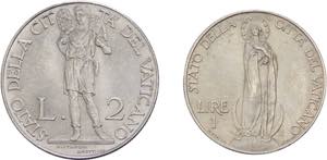 Città del Vaticano - lotto di 2 monete: 2 ... 