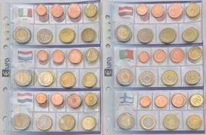 Monetazione in euro - Lotto di 12 seriette, ... 