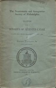 HENRY PH. Jr. - Denarius of Augustus Caesar. ... 