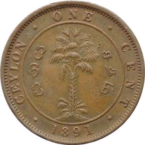 Ceylon - Vittoria (1837-1901) - 1 centesimo ... 