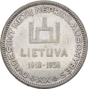 Lituania - Repubblica - 10 Litu 1938 20 ... 