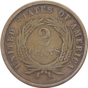Stati Uniti dAmerica (dal 1776) - 2 cents ... 