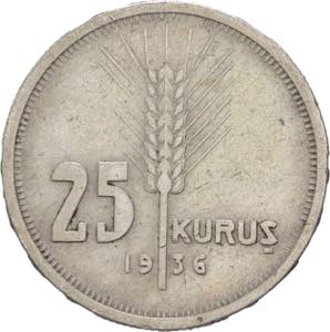 Turchia - Repubblica (dal 1923) - 25 Kuruş ... 