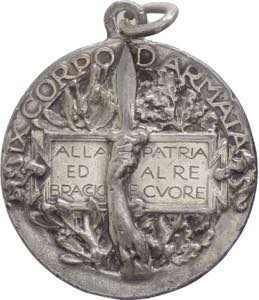 Italia - Medaglia IX Corpo dArmata - 16,55 ... 