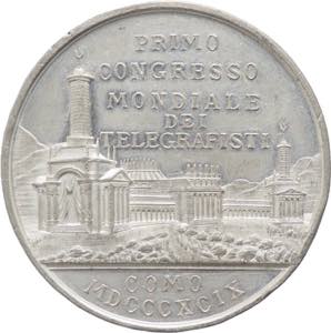 Italia - Medaglia per il I° Congresso ... 