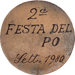 Italia - Medaglia Seconda Festa del Po  di ... 