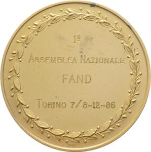 Italia - Medaglia per la 1° Assemblea ... 