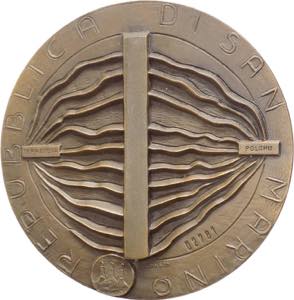 San Marino - Medaglia 1974 dedicata ... 