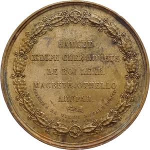 Francia - medaglia dedicata a Jean Francois ... 