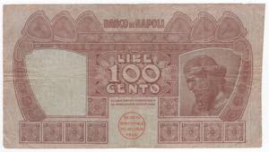 Regno dItalia - Banco di Napoli - 100 lire ... 