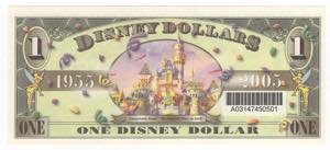 Banconota Pubblicitaria - 1 dollaro Disney ... 