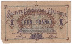 Belgio - Alberto I (1909-1934) - 1 franco ... 