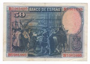Spagna - Alfonso XIII (1886-1931) 50 Pesetas ... 
