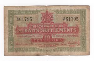 Straits Settlements - 10 ... 