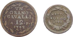 Lotto n.2 monete composto da: Regno di ... 