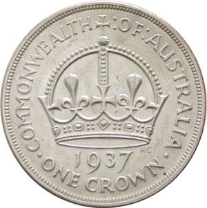 Australia- Giorgio VI (1936-1952) - 1 crown ... 