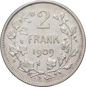 Belgio - Leopoldo II (1865-1909) - 2 frank ... 
