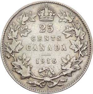 Canada - Giorgio V (1910-1936) - 25 cents ... 