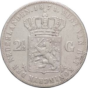 Olanda - Guglielmo III (1849-1890) - 2,5 ... 