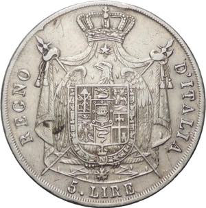 Napoleone I Re d’Italia (1805-1814) 5 lire ... 