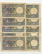 ALBANIA - Lotto 10 Banconote da 5 Franga ... 