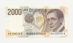 ITALIA - Banconota 2000 ... 