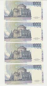 ITALIA - Lotto n.4 Banconote 10000 lire ... 