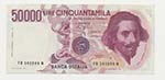 ITALIA - Banconota 50000 ... 
