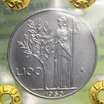 100 lire Minerva 1960 ... 