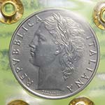 100 lire Minerva 1962 FDC