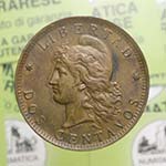 Argentina - 2 dos centavos 1890 - High Grade ... 