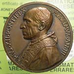 Medaglia Pio XII Eugenio Maria Giuseppe ... 