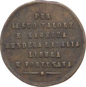 Italia - Medaglietta con effige di  Vittorio ... 